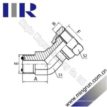 45 Elfs Orfs Mâle O-Ring / Orfs Femelle Adaptateur Hydraulique (2F4)